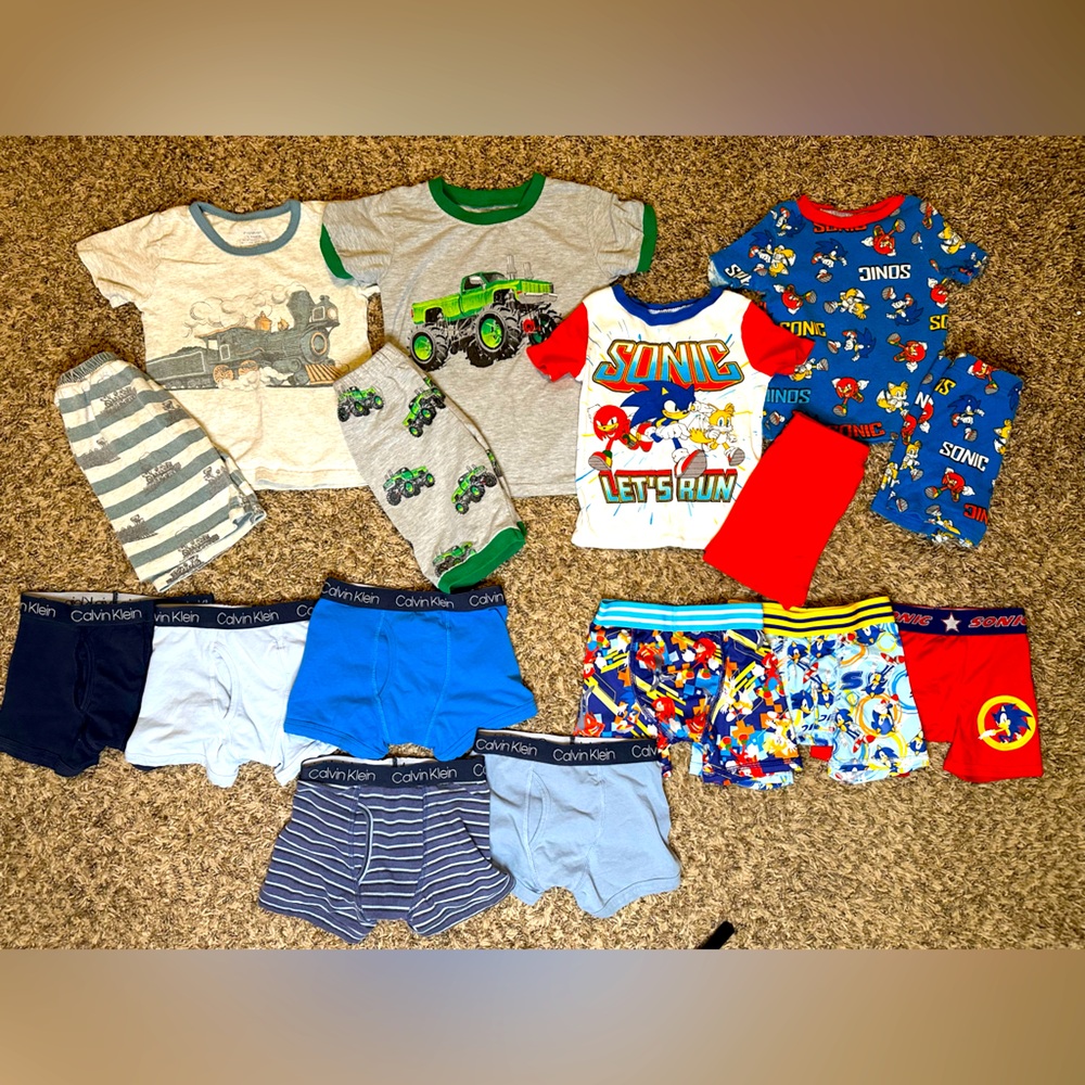 3t giant pj and boxer brief bundle!! Excellent condition! 16 pieces pieces total